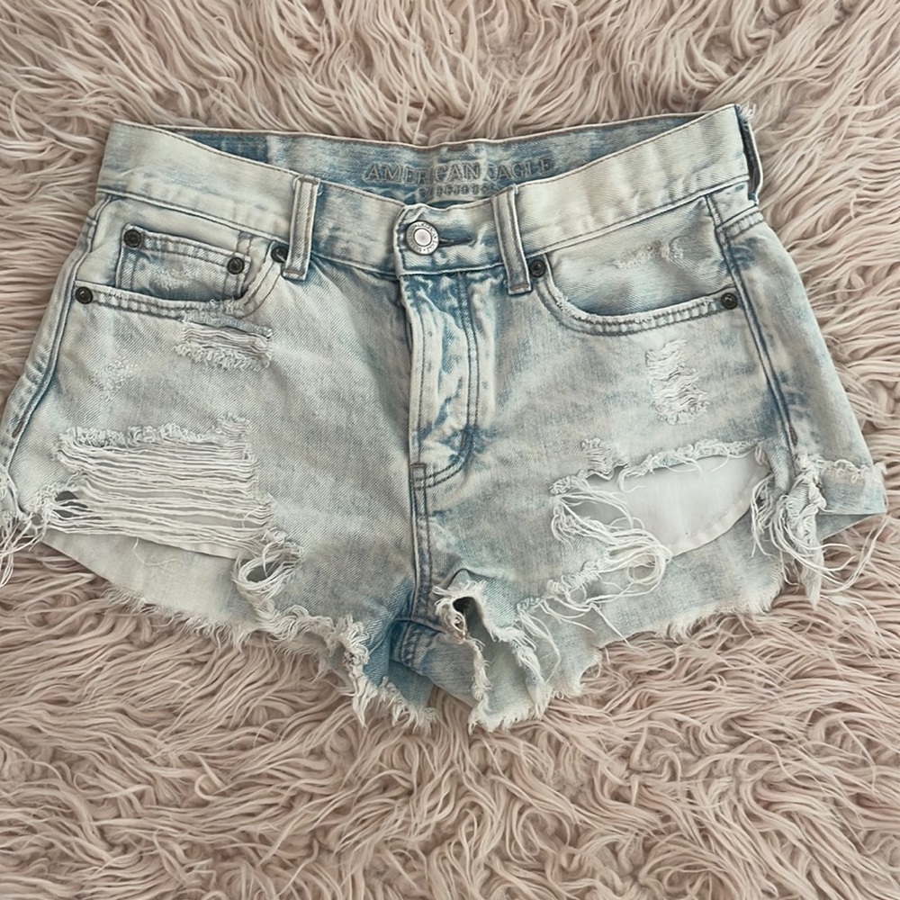 American eagle denim shorts